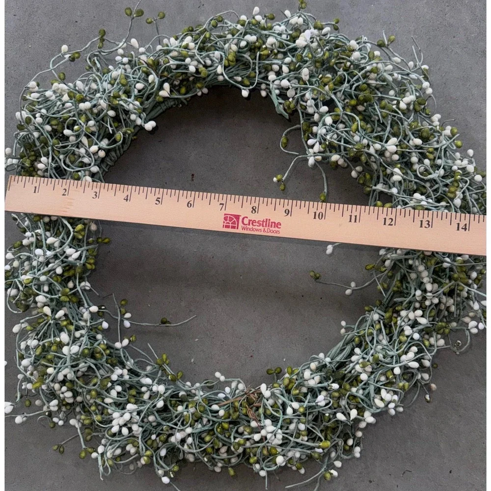 Vine Rustic Cottage Core Wreath Spring Boutique Outdoor Flower Baby's Breath